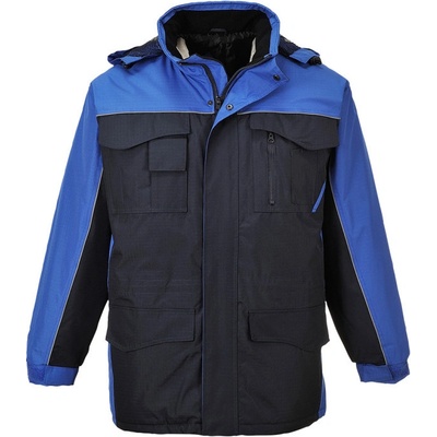Portwest S562 RS Parka bunda voděodolná zateplená navy/modrá královská