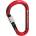 Kong HMS карабинер Kong HMS Classic Screw Sleeve HMS carabiner - Red / Black / Silver (323-0167-0611)