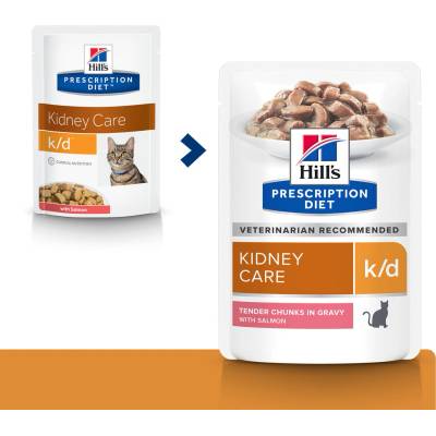 HILL'S PD Prescription Diet Feline with Salmon k/d 85 g