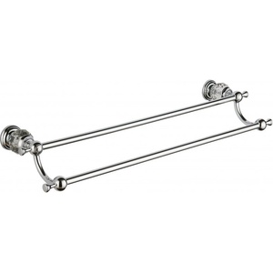 Mexen Estela двойна закачалка за кърпи, хром - 7011525-00 (7011525-00)
