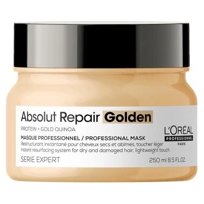 L'Oréal Absolut Repair Golden Professional Mask маска за регенерация на силно увредена коса 250 ml за жени