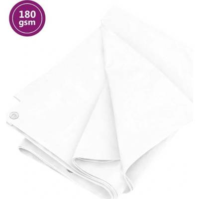 vidaXL Plachta 3 x 3 m 180 g/m² HDPE 151530 Bílá