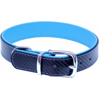 BAFPET Kožený obojek CARBON