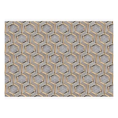 FT7658 vliesová fototapeta Zlato-sivý obklad, rozmery 520cm x 318cm