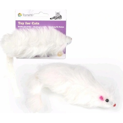 Tommi Hračka kočka Myš chlupatá 15cm