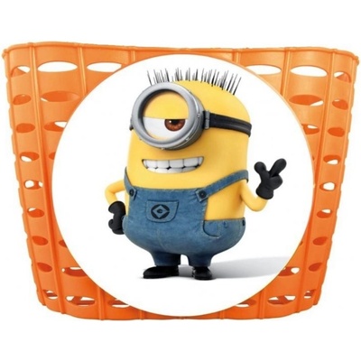 Koš dětský Bike Fashion Minion oranžový