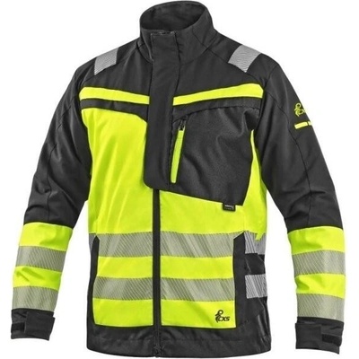 Canis CXS Naos HV bunda pánská Hi-Vis reflexní pruhy černá-žlutá