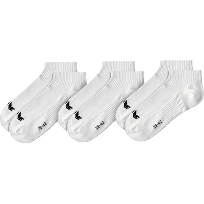 Erima 3-pack short socks biela