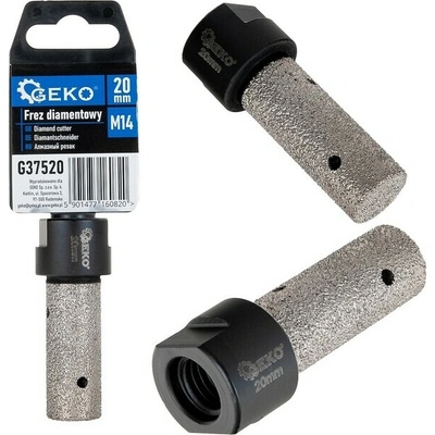 Diamantová fréza na beton, keramiku, kámen, M14, 20 mm GEKO