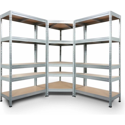 AR Shelving Rohový regál Rivet (180x180x180x45 cm) (100396453)