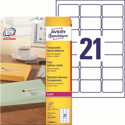 Avery Zweckform 25 listů, A4, L7560-25