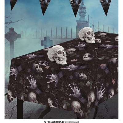 Guirca Ubrus Halloween hřbitov 137x274cm – Zboží Dáma