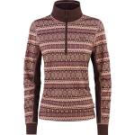 Kari Traa Дамско синтетично термобельо Kari Traa Women's Lune Halfzip Synthetic base layer - Rsyrup - размер XL (114-3743-0115)