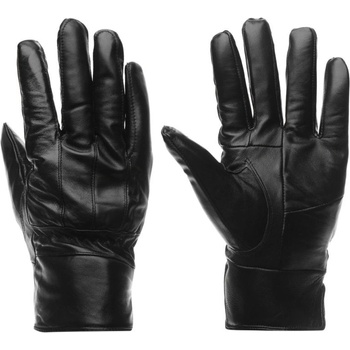 Firetrap kožené pánske rukavice čierna