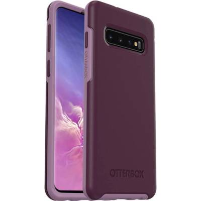 OtterBox Symmetry Series Case - хибриден кейс с висока защита за Samsung Galaxy S10 (лилав)