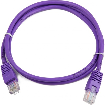 Gembird PP12-2M/V patch RJ45, cat. 5e, UTP, 2m, fialový