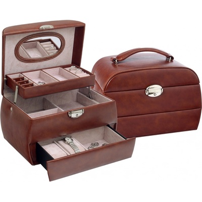 Lafira dámská šperkovnice 3042 hnědá