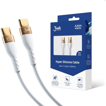 3MK 3MK464598 USB-CUSB-C 100W, 2m, bílý