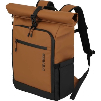 Travelite Briize Backpack M Roll-Up Curry 24 l
