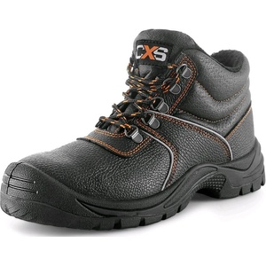 CXS Cxs stone apatit winter s3 / Кожени зимни боти до глезена s3 - черни 48 (211809680048)