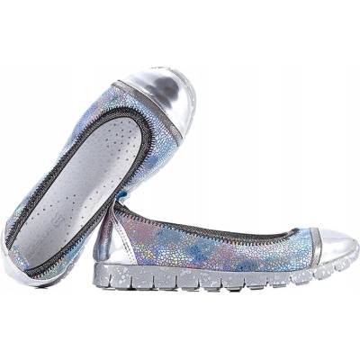 Kornecki 4902 dívčí balerínky polobotky vícebarevné