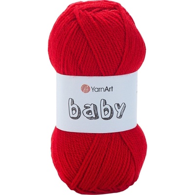 YARNART Baby 576 Red Плетива прежда (Baby 576)