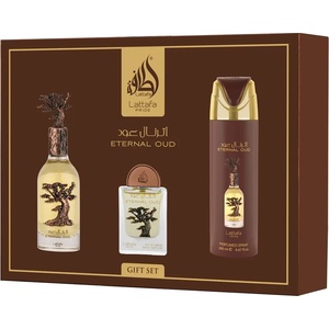 LATTAFA Pride Eternal Oud комплект Парфюмна вода 100 ml + Парфюмна вода 20 ml + Дезодорант 200 ml