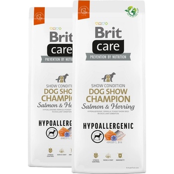 Brit Care Hypoallergenic Dog Show Champion Salmon & Herring 2 x 12 kg