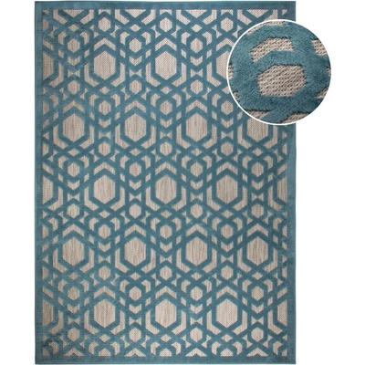 Flair Rugs Син външен килим 170x120 cm Oro - Flair Rugs (503119374188)