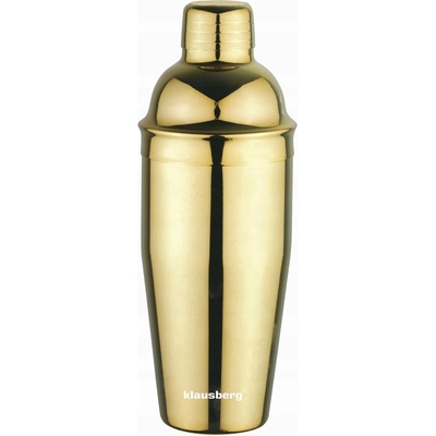 Barový šejkr na koktejly 750ml zlatý KLAUSBERG KB-7649