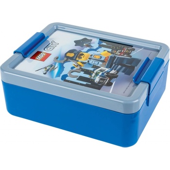 LEGO® City box na desiatu modrá