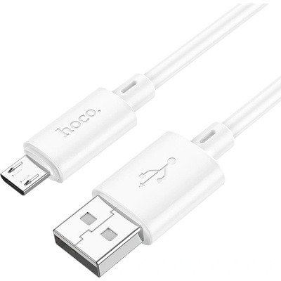 hoco. X88 USB A - Micro USB 2.4A кабел 1 м бял