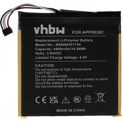 VHBW Батерия за Caterpillar CAT S61, 4400 mAh (888401754)