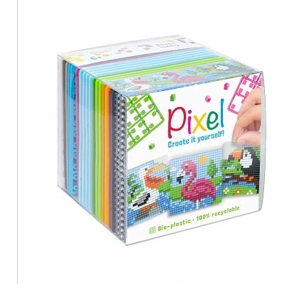 PixelHOBBY Tropické ptáky kostka