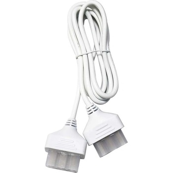 Image 1 of V-TAC Захранващ Кабел С 2 Букси Бяло 2M 3x0.75mm2 - 10182 (10182)