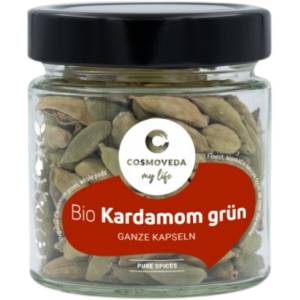 COSMOVEDA Зелен био кардамон, цял - 70 г