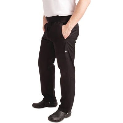 Chef Works pánske ľahké úzke nohavice čierne