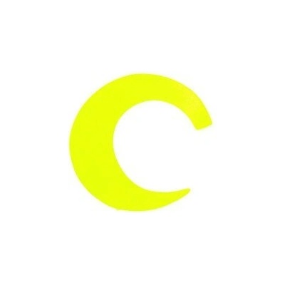 Pacchiarini Ocásky Wiggle Tails Yellow Fluo Počet kusů: 6ks, Velikost: M - 5cm