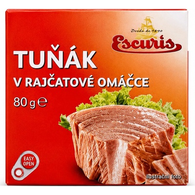 Escuris Tuňák v rajčatové omáčce 80 g