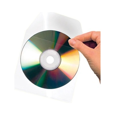 CD obálka, samolepicí, s klopou, 127x127mm, 10ks, 3L,