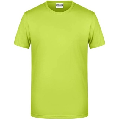 James & Nicholson JN 8008 pánske tričko z bio bavlny acid yellow