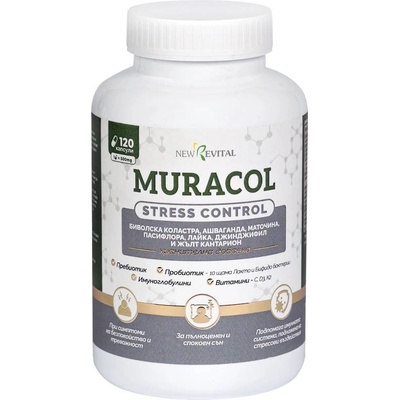 Muracol Stress Control При стрес, безсъние и безпокойство, 120 капсули, Muracol (А110010)