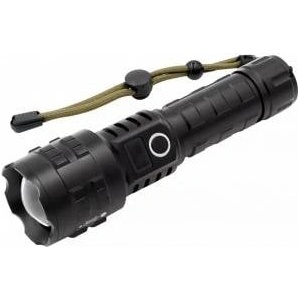 Virone LED flashlight 15W, 1200lm, 3000mAh, zoom function, digital battery indicator, LT-27