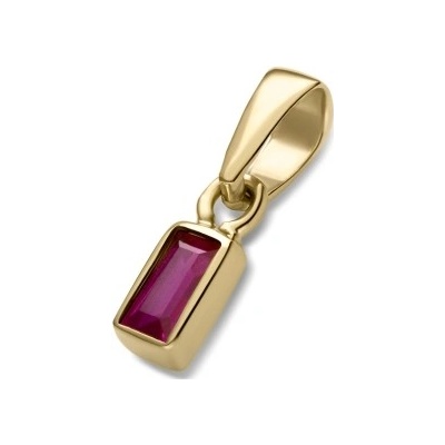 Luxur přívěsek Virelle žluté zlato s červeným zirkonem 585 16 2 2147.0Z00.0.00.004