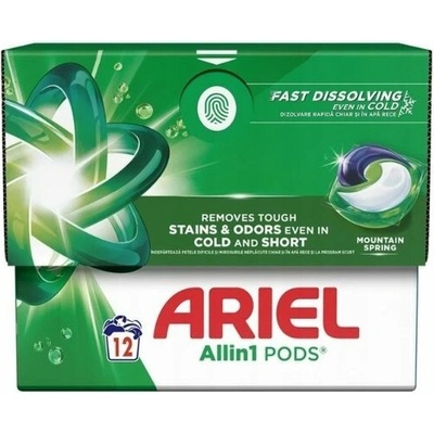 Ariel All in1 Pods Mountain Spring kapsuly na pranie 12 PD