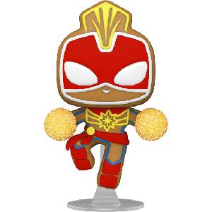 Funko Фигура Funko POP! Marvel: Holiday - Gingerbread Captain Marvel #936