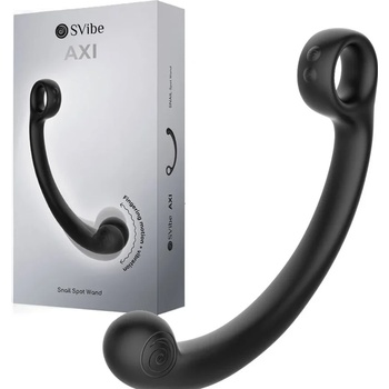 Интелигентен вибриращ масажор с AuraTouch технология - Axi Wand Black (D-244444)