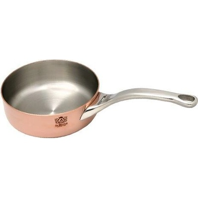 de Buyer Pánev PRIMA MATERA soté pánev měděná rovná s nízkými okraji rukojeť z nerezové oceli 16 cm 5,5 cm 1,13 kg