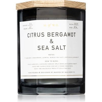 MAKERS OF WAX GOODS Citrus Bergamot & Sea Salt ароматна свещ 321 гр