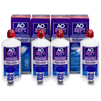 Image 1 of Alcon Разтвор AO SEPT PLUS HydraGlyde 4x360 ml